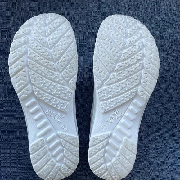 Dansko White and Purple Mules - Picture 3 of 5